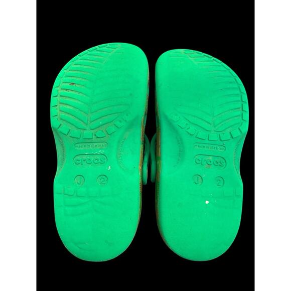 Minecraft X Collection Crocs Kids Size 2 Limited Edition Classic Elevated Clog‎ - Picture 6 of 6